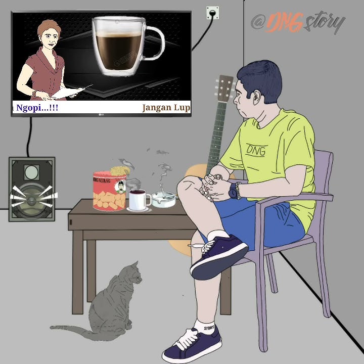 Story WA animasi 'NGOPI'