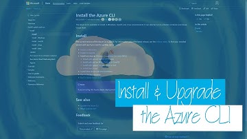 Cloud Drops - Installing, Upgrading and Auto-Upgrading the Azure CLI
