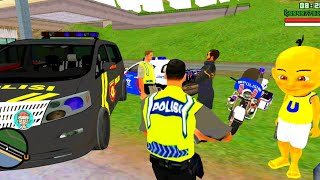 Download Lagu Upin nangis Mau ikut papa Polisi pergi kerja 🤣 Oyanio Tv MP3