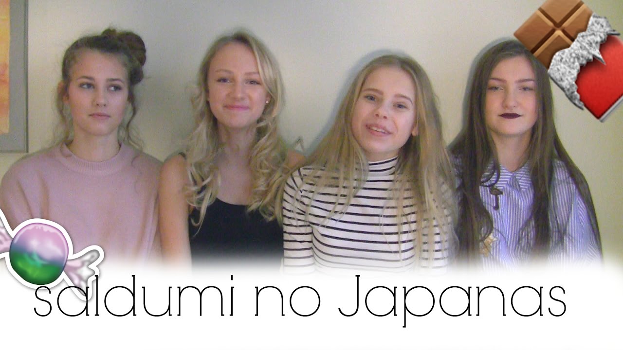 Ēdam saldumus no Japānas ... w/Viktorija,Alise,Linda