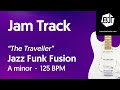 Jazz funk fusion jam track in a minor the traveller  bjt 105