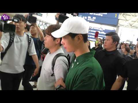 【2年前】NCT樸寶劍B.A.P男神出沒機場 引髮粉絲暴動