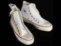 Vintage USA-MADE Converse All Star Chuck Taylor Natural White American shoes at collectornet.net