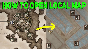 How to Open Local Map in Oblivion Remastered  How to Access Local Map, View Area Map