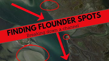 Finding Flounder Spots - How to fish a channel for fluke