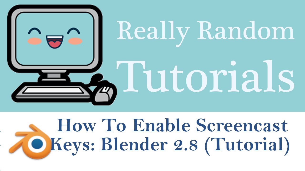 blender screencast keys