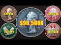 TOP 10 SUPER RARE QUARTER DOLLAR COINS ! VALUE OF THESE COINS THOUSAND OF DOLLAR