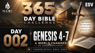 Day 002 Genesis 4-7 ESV | 365 Day Bible Challenge | Nabi' Studios with Prophetess Miranda