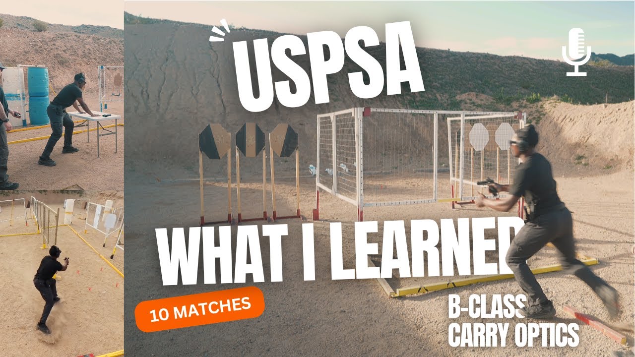 What 10 USPSA Matches Taught Me (B-Class Breakdown)