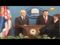 Capture de la vidéo Novak Djokovic Interrupted Boris Tadic While He Is Talking About Kosovo!