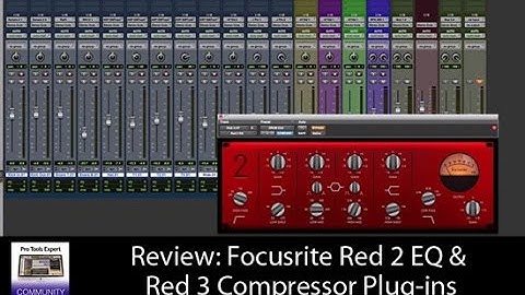 Review: Focusrite Red 2 EQ & Red 3 Compressor plug-ins