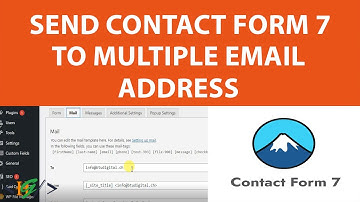 How To Send Contact Form 7 To Multiple Email Addresses