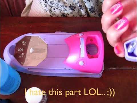 Portable Nail Art Printing Machine Tutorial by Dyscem Mueldener