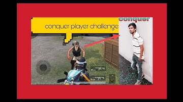 Conquer 😍 player challenge me 1v1 tdm in pubg mobile: gamming noob