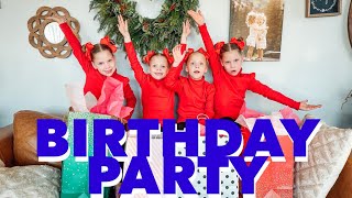 Quadruplets Prepare For The Big Birthday Party