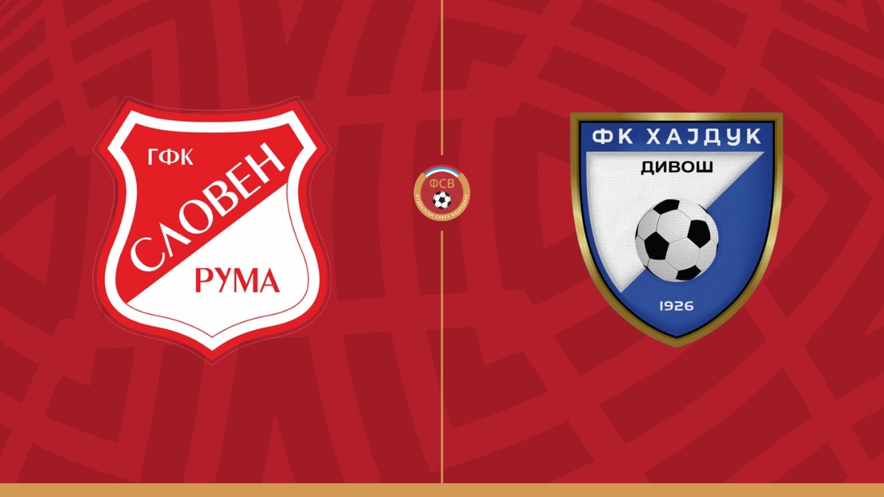 ГФК „Словен“ (Рума) – ФК „Хајдук“ (Дивош) 0:2 (0:2); СЛВ 2025./26.- 16. коло