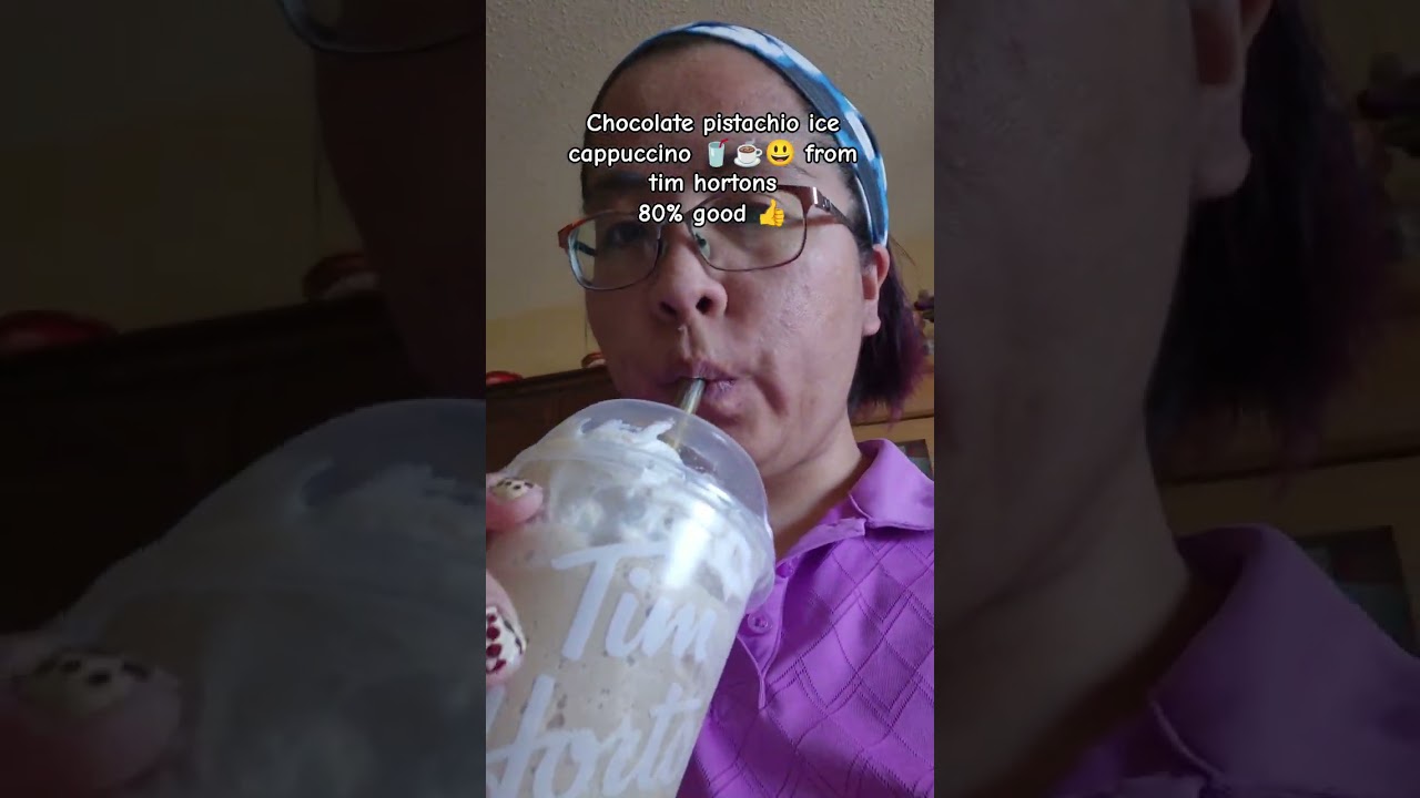 review 2026  part 1: chocolate pistachio ice cappuccino Timmy's 80%