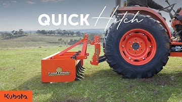 Easily Swap Between Land Pride Implements | Kerrie’s Quick Hitch Guide | Kubota – This is the Life