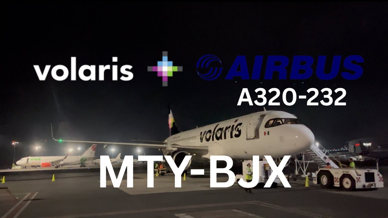 Volaris Airbus A320-232S Monterrey (MTY) to León (BJX) Trip Report | Economy Class