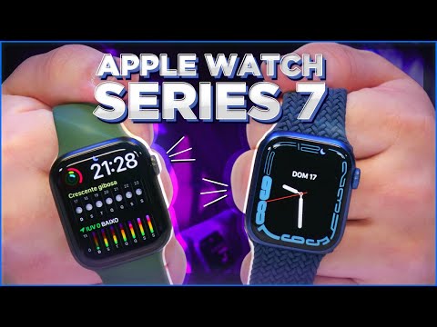 O quão maior seria a tela do Apple Watch Series 7? »