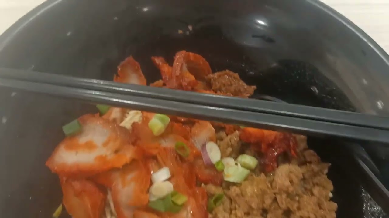 Choa Chu Kang Food Yew Tee Point Shopping Mall Koufu Traditional Salawak Kolo Mee Dry With Soup