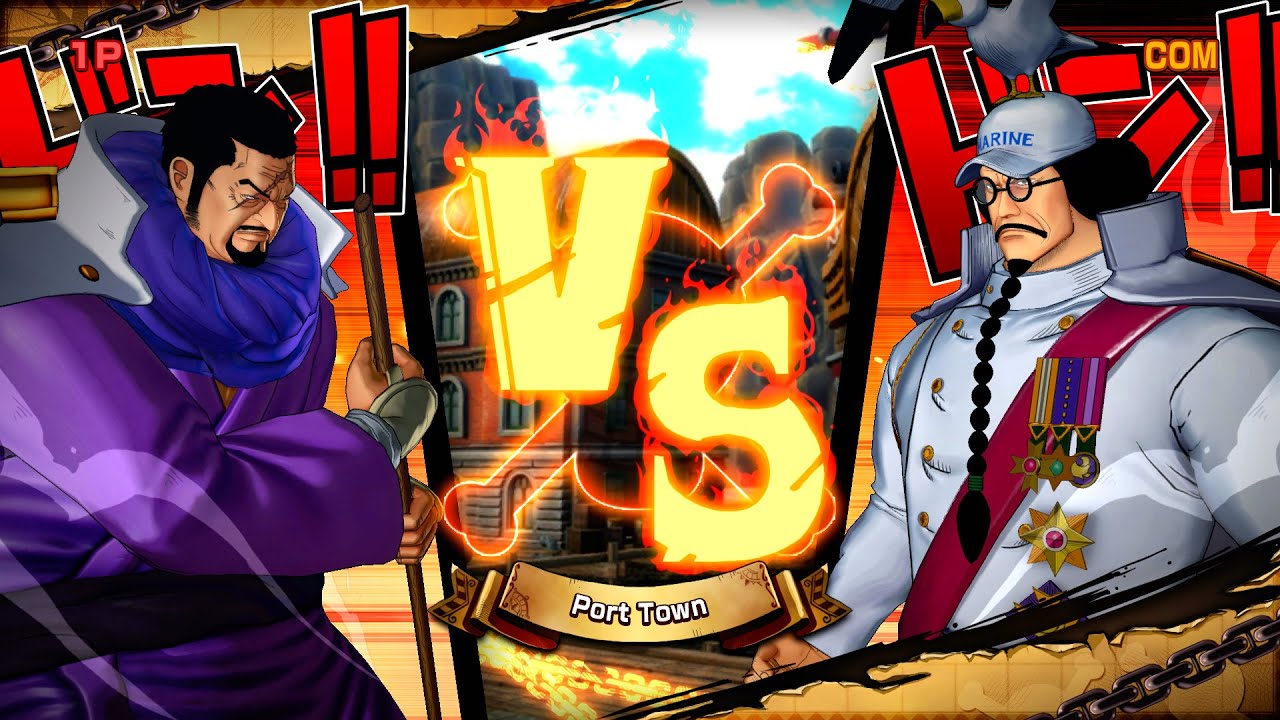Fujitora vs Sengoku - One Piece: Burning Blood - YouTube