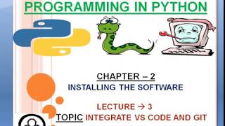 CHAPTER 2 : INTEGRATE VS CODE AND GITBASH || LECTURE 3 ||  #coder_brains || #7