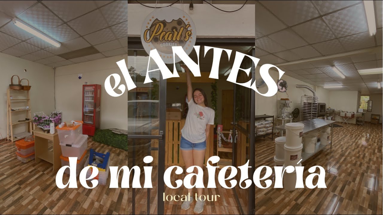 el ANTES de mi cafetería | local tour 📌