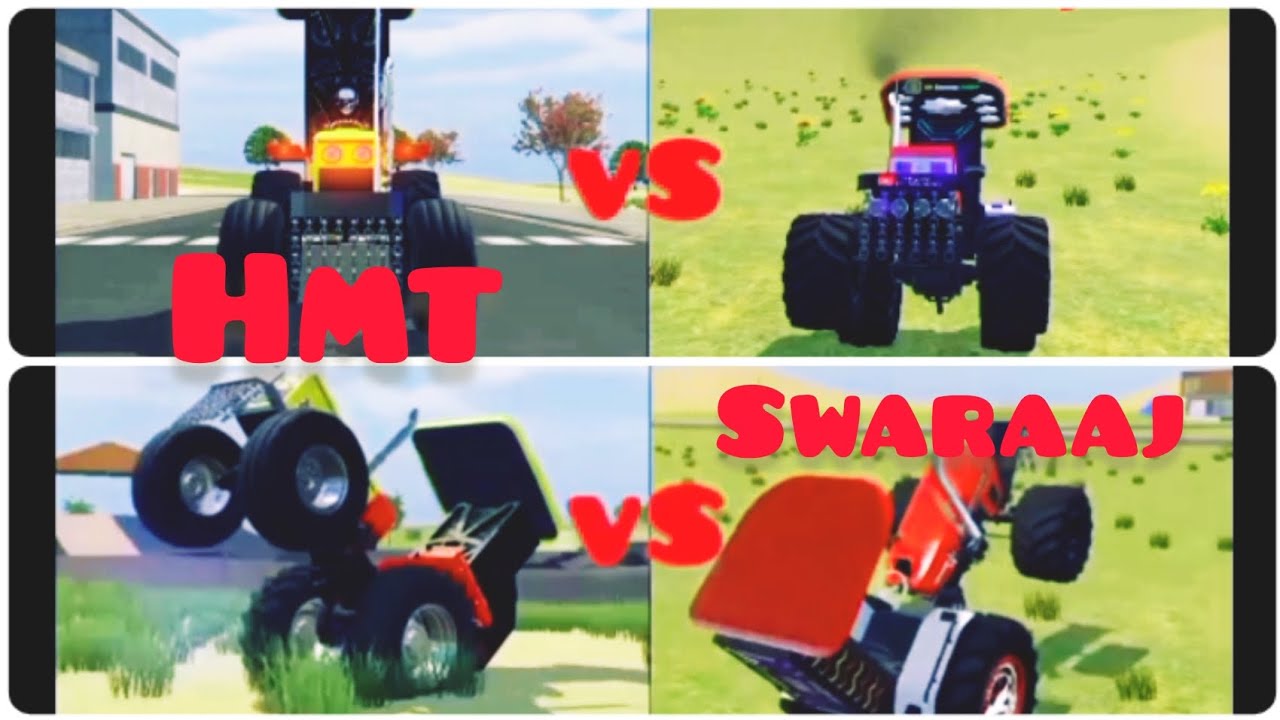 hmt vS Swaraaj tractor 🚜 game 🎯🎮 video kon sa tractor best h comment