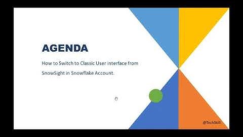 Without Clearing Cache/Closing Browser Change User interface from Snowsight to Classic in Snowflake.