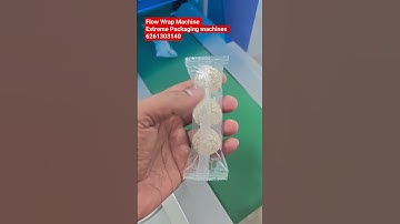 Flow Wrap Machine!! Laddu Packaging!! 6261303140#flowwrappingmachine #flowwrapmachine