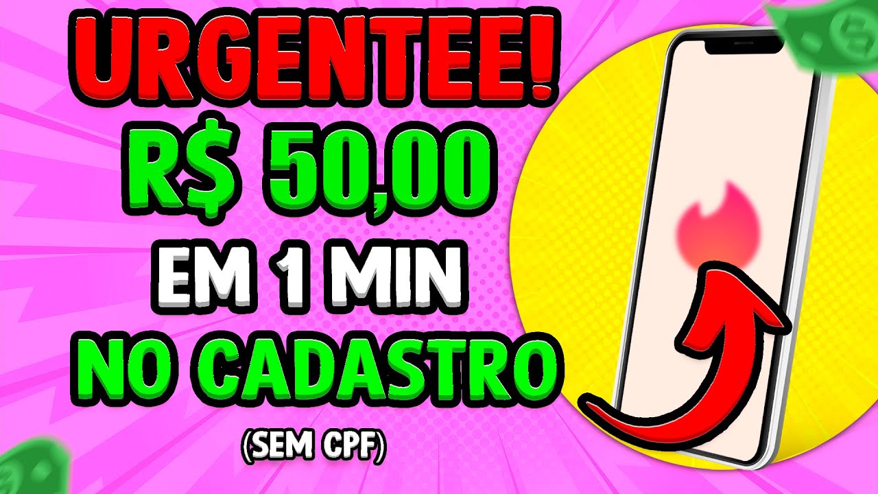 GANHE 50 REAIS SÓ PRA SE CADASTRAR! APP PAGANDO $50 POR CADASTRO – CADASTROU GANHOU SEM INVESTIR