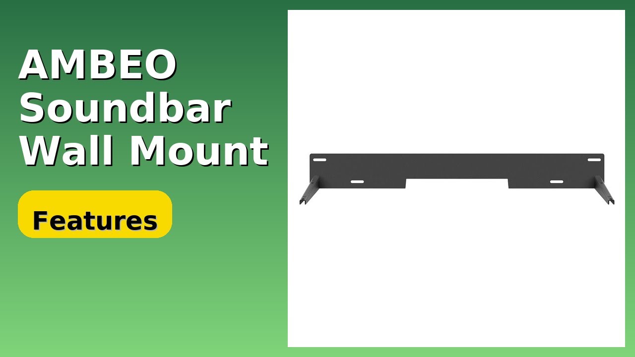 REVIEW (2025): AMBEO Soundbar Wall Mount. Features.