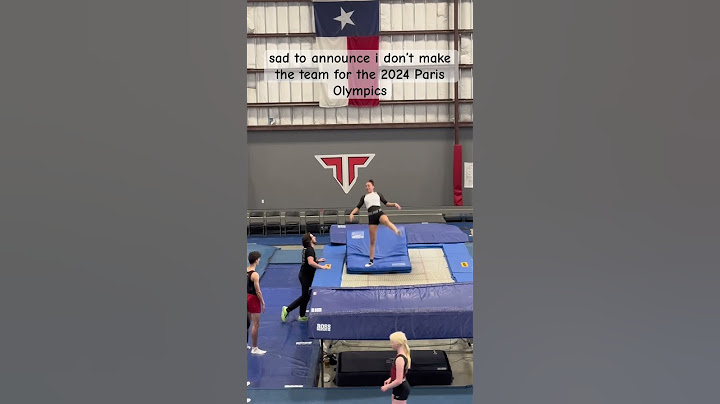 Sad to announce I didn’t make the 2024 Paris Olympics 😒 #gymnast #olympics