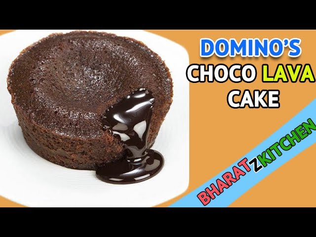 DOMINOS CHOCO LAVA CAKE Recipe | Homemade Eggless Molten Lava Cake Dominos Style | Bhatazkitchen | bharatzkitchen