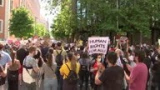 Madrid protesters condemn racism, back BLM