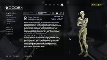 DOOM (2016) - 09 Lazarus Labs - Codex entry Olivia Pierce 2