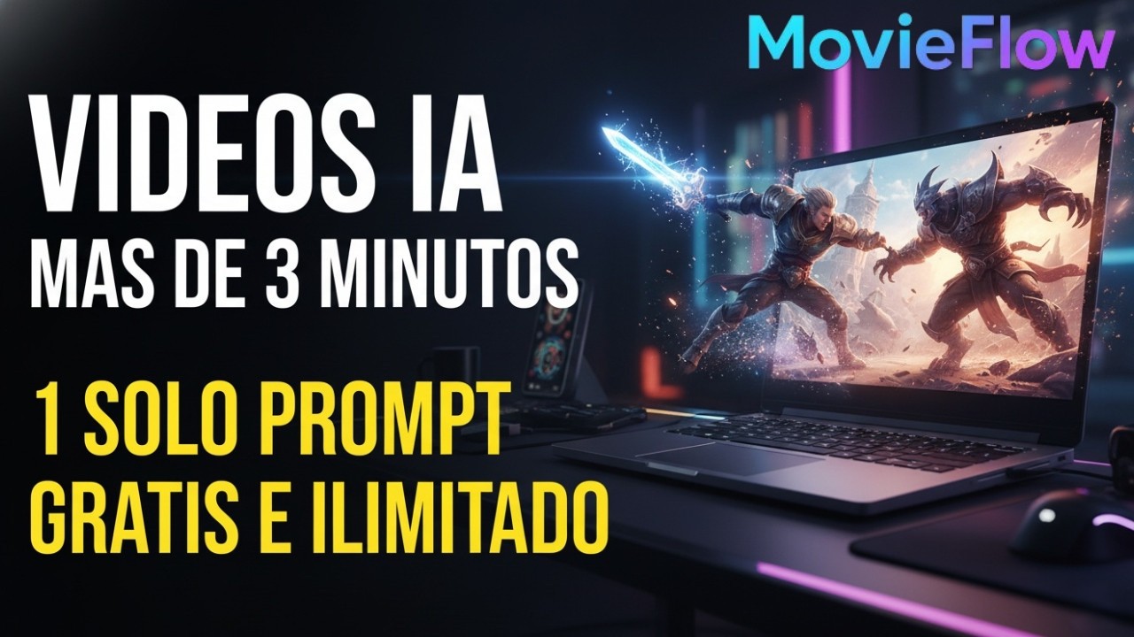 Crea Videos de MAS de 3 MINUTOS con IA GRATIS e ILIMITADO (Nueva ...