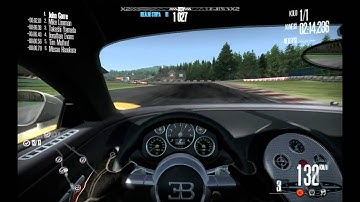 Need For Speed SHIFT PC - Spa GT Motor Race, car Bugatti Veyron 16.4