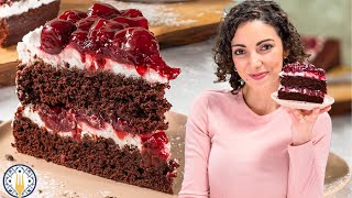 Vegan Black Forest Cake NO ONE Will Know Is Vegan!