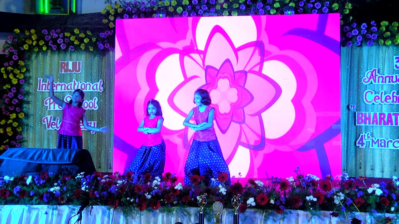 RIJU International Preschool  Velachery 3rd Annual Day Celebration   Welcome  Dance 1