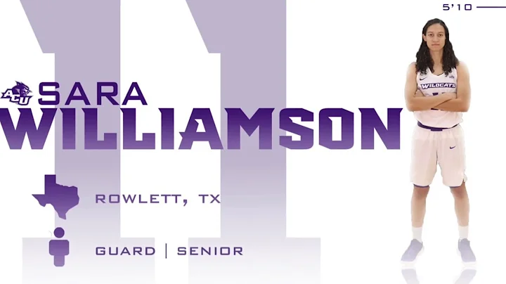 Sara Williamson - 2018-19 ACU Highlights