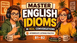 Master English Idioms in Real Conversations | Intermediate Listening Practice (B1-B2)