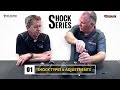 Shock Series: 01 - Types & Adjustments