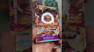 Monkey D. Luffy alternate Art Karte I One piece Romance Dawn #shorts