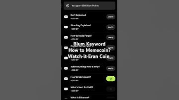Blum 🗝️ Word How to Memecoin? Watch it & Get Coins
