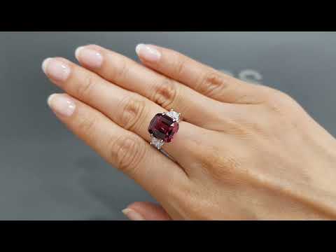 Intense pink rubellite 6.03 carats, Nigeria Video  № 3