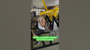 Puxada no aparelho unilateral com pegada supinada-prof.Matheus Gomes #personaltrainer #dicasdetreino