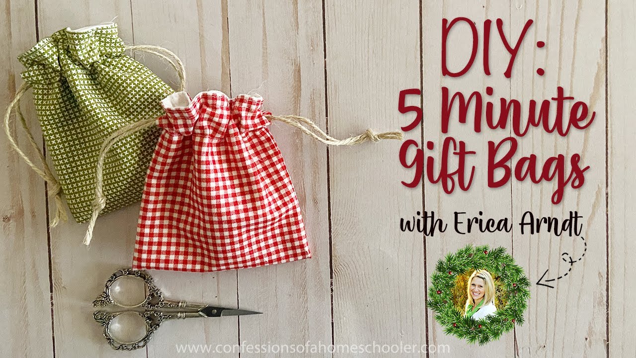 DIY Felt Gift Bag Tutorial {Free Template} | TREASURIE