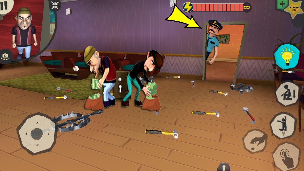 Scary Robber Home Clash - Тролли Феликс и Лестер, новые уровни из обновления, часть 1476 #scaryro...